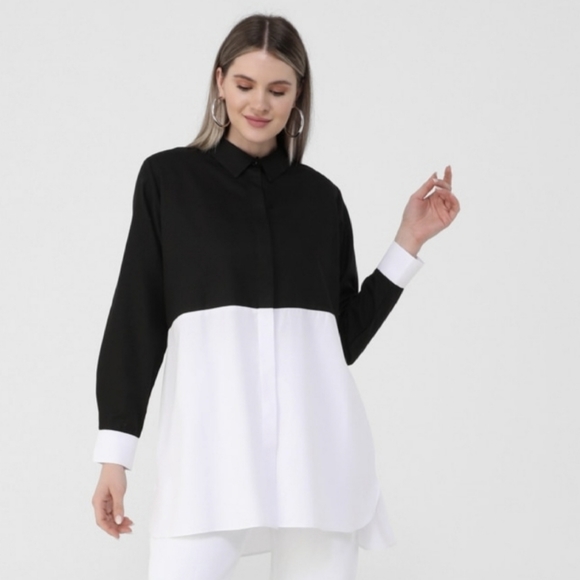 BNWT Alia Plus Size Tunic Shirt size 12/44 - Picture 2 of 5